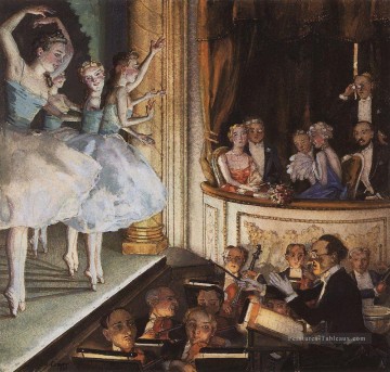 ballet russe Konstantin Somov Peinture à l'huile